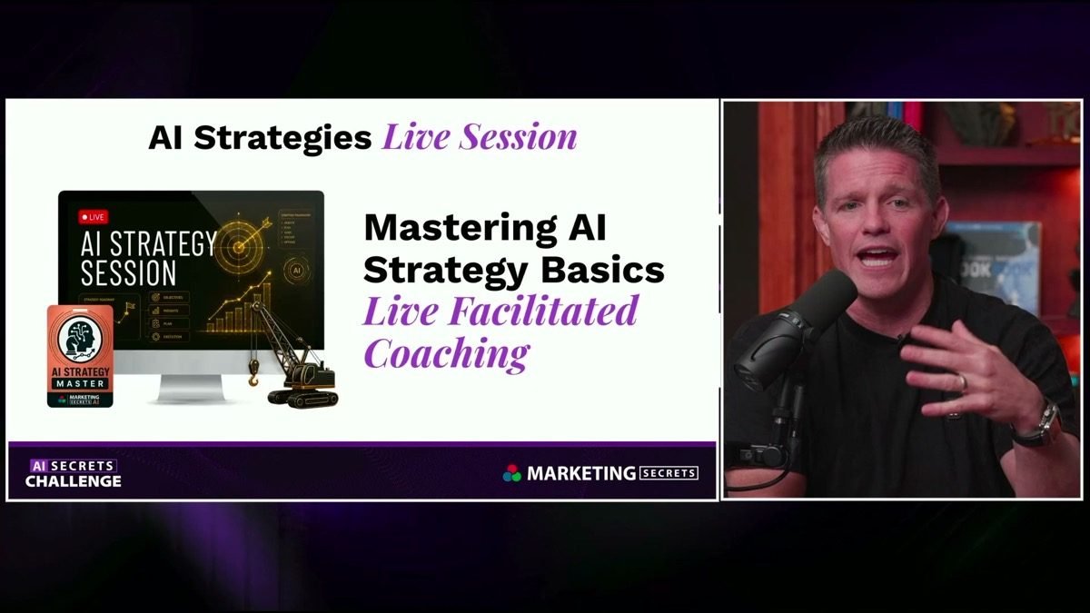 AI Strategy Session — mastering AI strategy basics live facilitated coaching