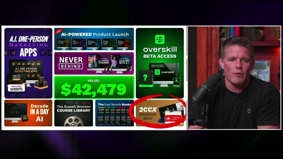 AI Secrets Challenge bonus stack shown at $42,479 stated value