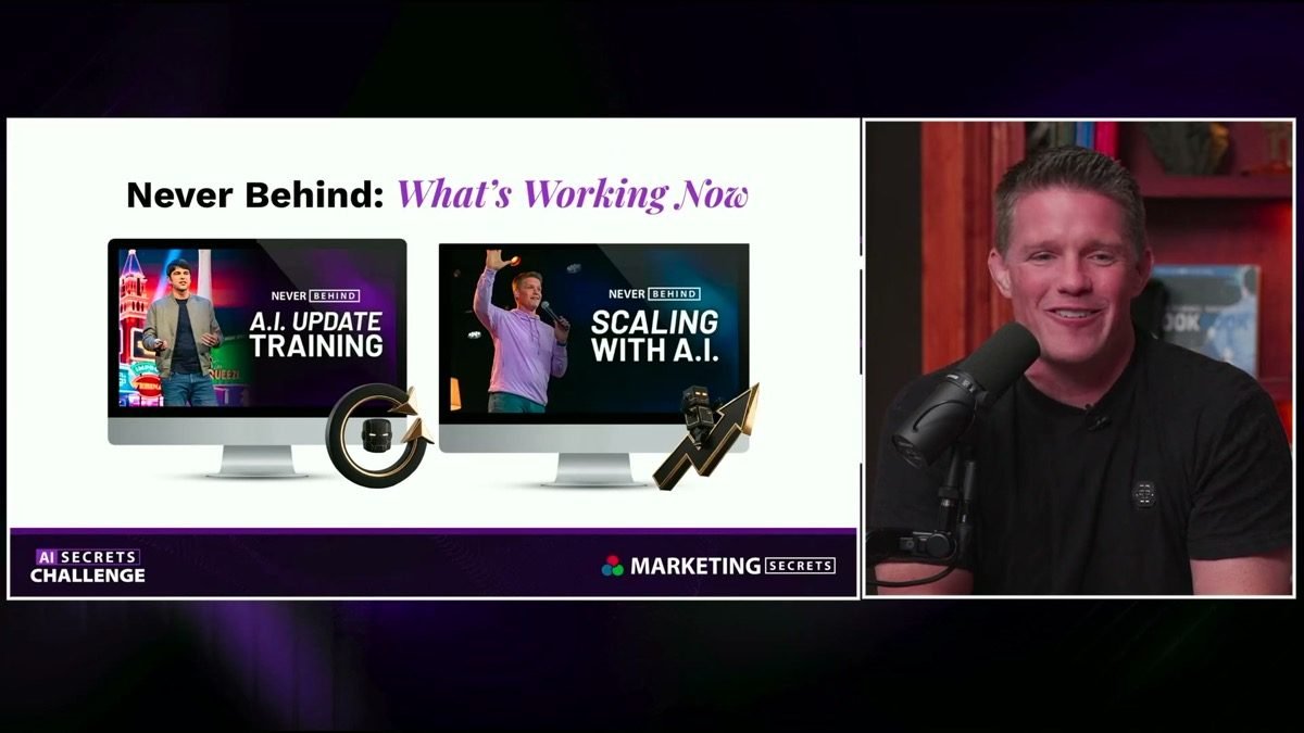 Never Behind bonus — AI update training and scaling with AI