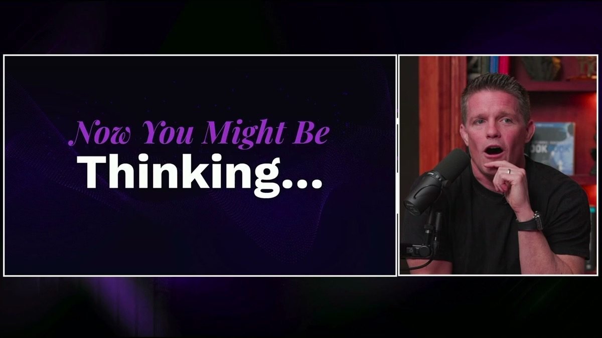 Russell Brunson addressing common questions in the AI Secrets Challenge offer video