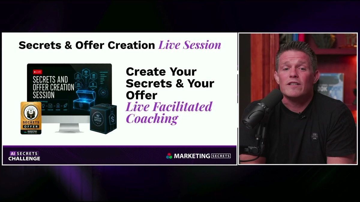 Secrets and Offer Creation live session — create your secrets and your offer